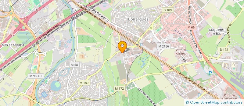 localisation de l'entreprise MADAME COLINE BERLA à LATTES