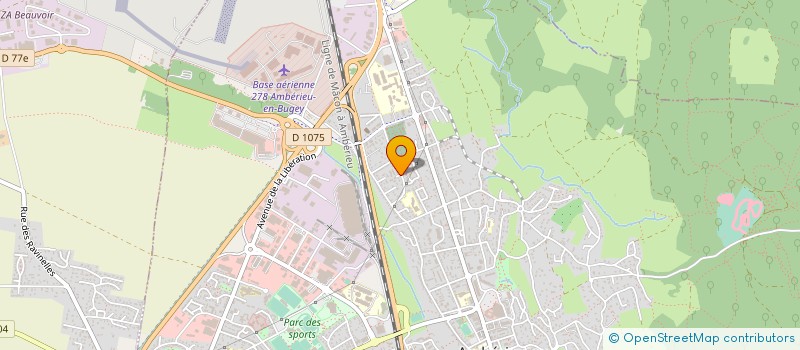 localisation de l'entreprise MADAME COLINE BLONDEAU  AMBERIEU-EN-BUGEY