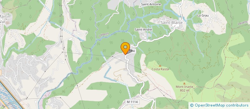 localisation de l'entreprise MADAME COLINE BODELLE-FARAUT  SAINT-BLAISE