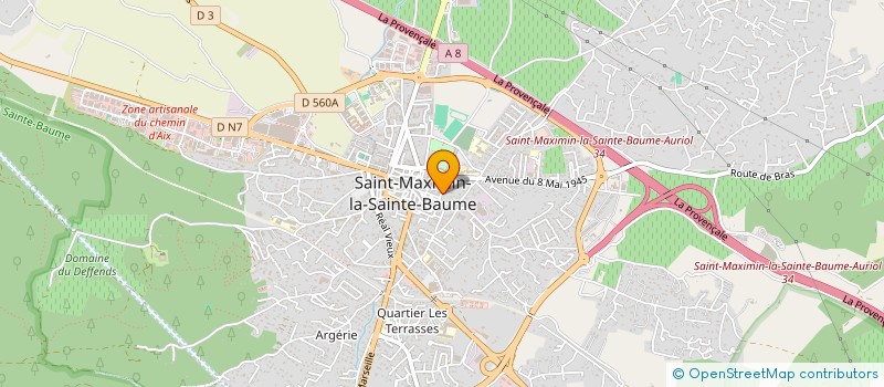 localisation de l'entreprise MADAME COLINE BOIREAU à SAINT-MAXIMIN-LA-SAINTE-BAUME