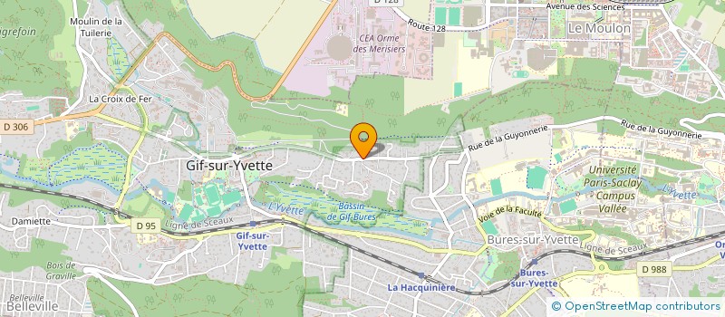 localisation de l'entreprise MADAME COLINE BOISSONNET à GIF-SUR-YVETTE