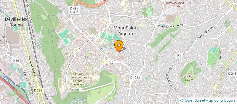 localisation de l'entreprise MADAME COLINE BONIN à MONT-SAINT-AIGNAN
