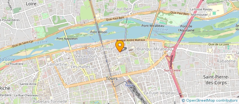 localisation de l'entreprise MADAME COLINE BORGEAIS à TOURS