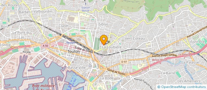 localisation de l'entreprise MADAME COLINE BOYER  TOULON