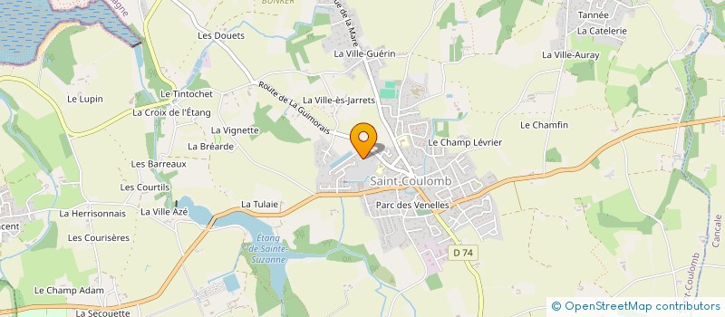 localisation de l'entreprise MADAME COLINE BRANGEON  SAINT-COULOMB