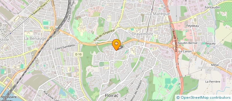 localisation de l'entreprise MADAME COLINE BREGEGERE  FLOIRAC