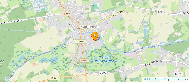 localisation de l'entreprise MADAME COLINE BRUNEAU  MARCHIENNES