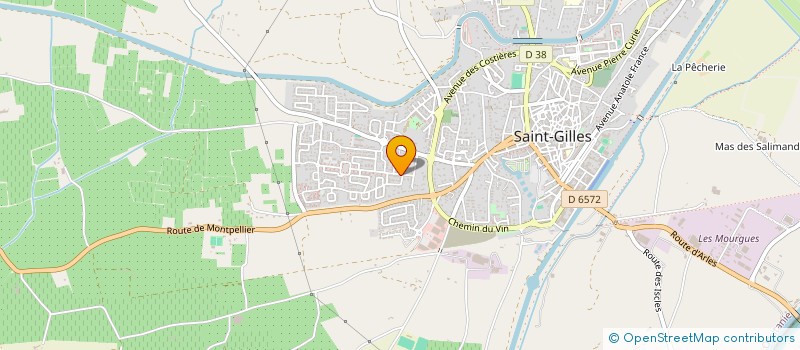 localisation de l'entreprise MADAME COLINE CROS  SAINT-GILLES