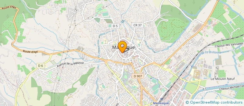 localisation de l'entreprise MADAME COLINE CURNIER à MANOSQUE