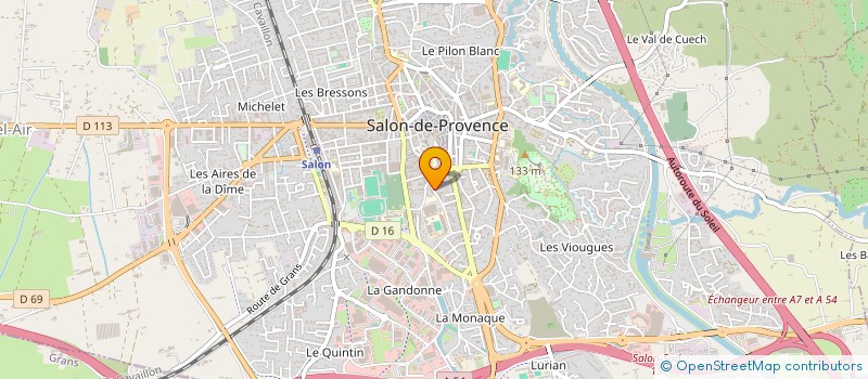 localisation de l'entreprise MADAME COLINE DA SILVA  VELAUX