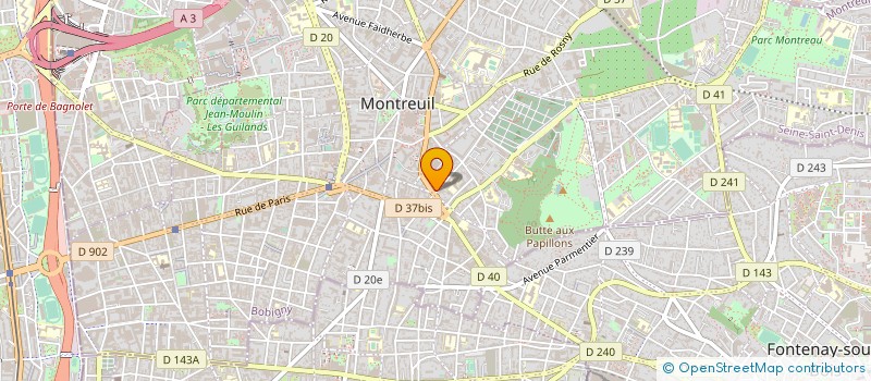 localisation de l'entreprise MADAME COLINE DELALANDRE à MONTREUIL