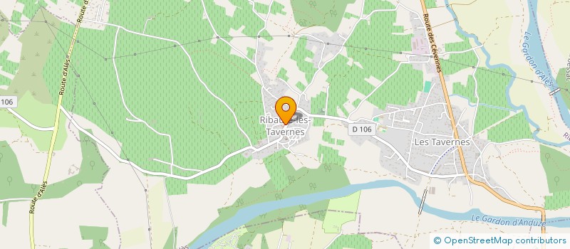 localisation de l'entreprise MADAME COLINE DELEUIL  RIBAUTE-LES-TAVERNES