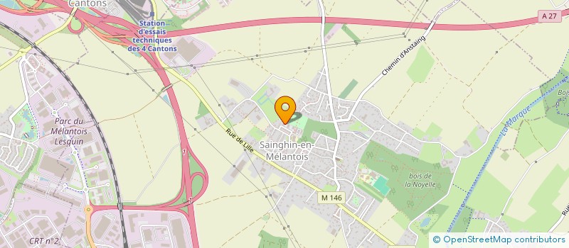 localisation de l'entreprise MADAME COLINE DESAINT-GERMAIN  SAINGHIN-EN-MELANTOIS