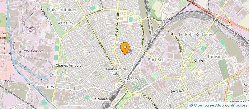 localisation de l'entreprise MADAME COLINE DIOT  REIMS