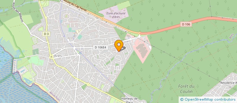 localisation de l'entreprise MADAME COLINE DOUBLET  ARES