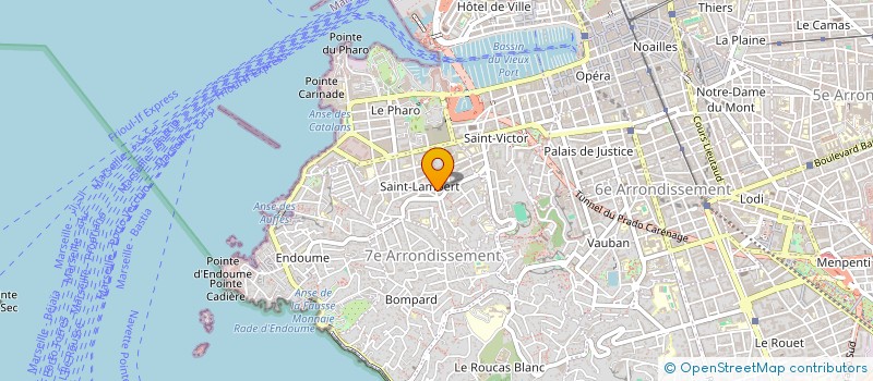 localisation de l'entreprise MADAME COLINE DUBOUE à MARSEILLE