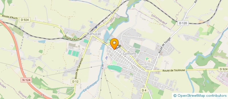 localisation de l'entreprise MADAME COLINE DUEZ  GIMONT