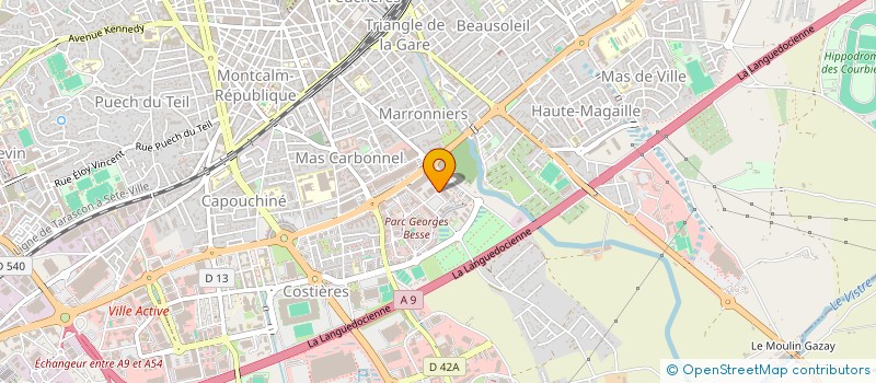 localisation de l'entreprise MADAME COLINE DUFIET  NIMES