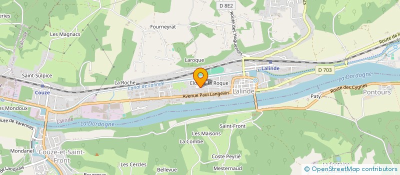 localisation de l'entreprise MADAME COLINE DUMAS  LALINDE