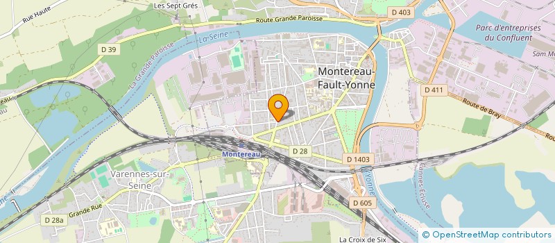 localisation de l'entreprise MADAME COLINE DURAND  MONTEREAU-FAULT-YONNE