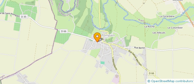 localisation de l'entreprise MADAME COLINE DURIVEAU  SAINT-POMPAIN