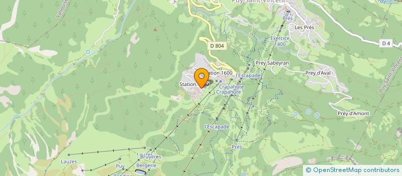 localisation de l'entreprise MADAME COLINE EXIBARD  VALLOUISE-PELVOUX