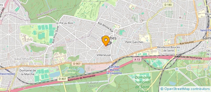 localisation de l'entreprise MADAME COLINE FERON  GARCHES