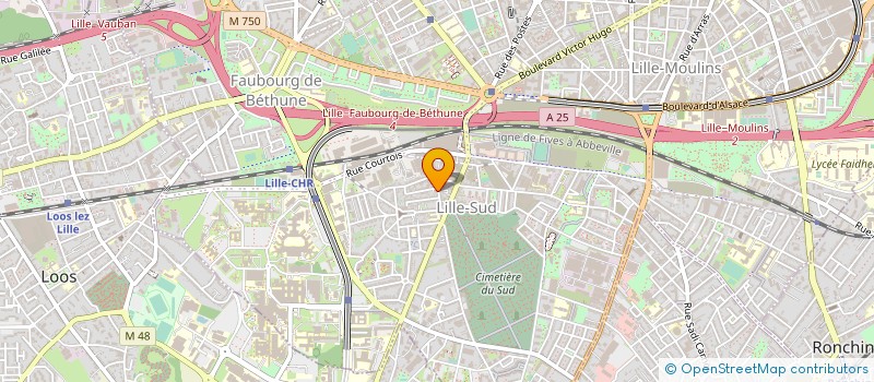 localisation de l'entreprise MADAME COLINE GALET à LILLE