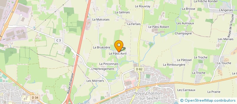 localisation de l'entreprise MADAME COLINE GAUTIER  NOYAL-CHATILLON-SUR-SEICHE