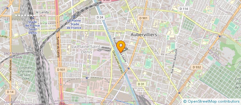 localisation de l'entreprise MADAME COLINE GIRARD à AUBERVILLIERS