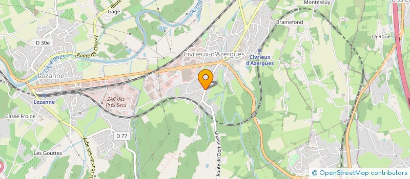 localisation de l'entreprise MADAME COLINE GIRARDEAU  CIVRIEUX-D'AZERGUES