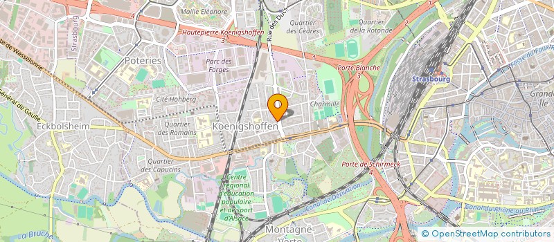 localisation de l'entreprise MADAME COLINE GODARD à STRASBOURG
