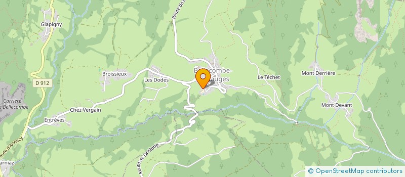 localisation de l'entreprise MADAME COLINE HELMER  BELLECOMBE-EN-BAUGES