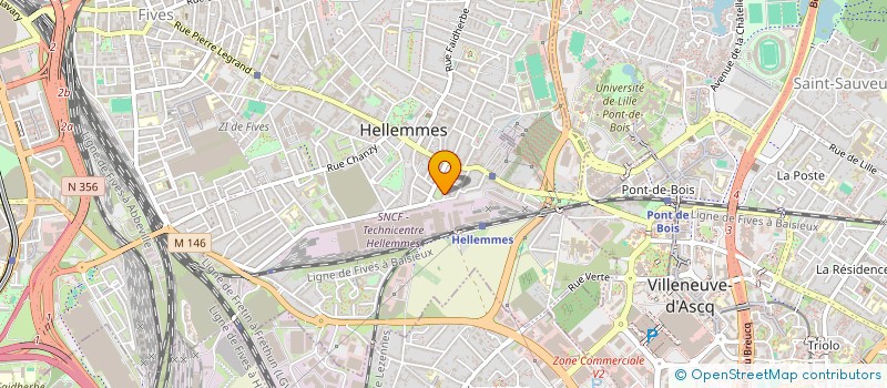 localisation de l'entreprise MADAME COLINE HENNEBOIS à LILLE