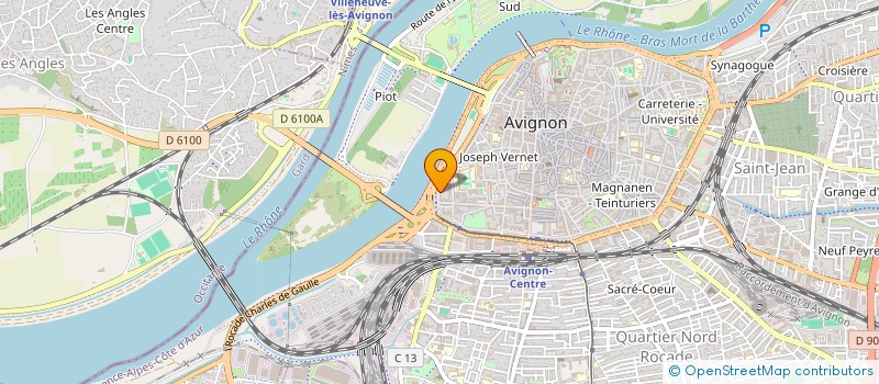 localisation de l'entreprise MADAME COLINE HENRY  AVIGNON