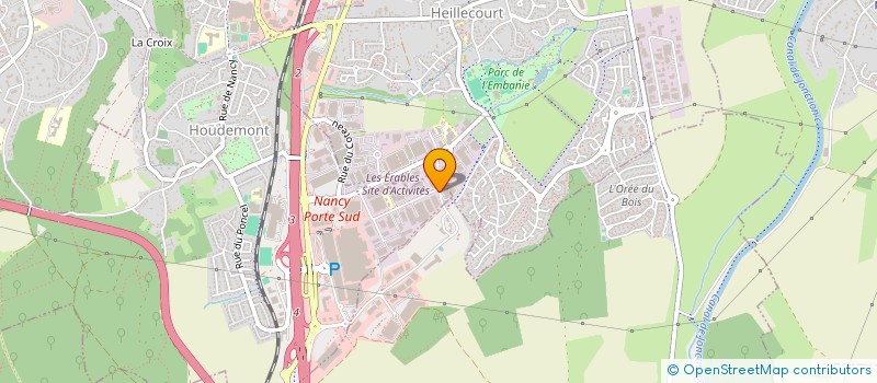 localisation de l'entreprise MADAME COLINE JANDIN  HOUDEMONT