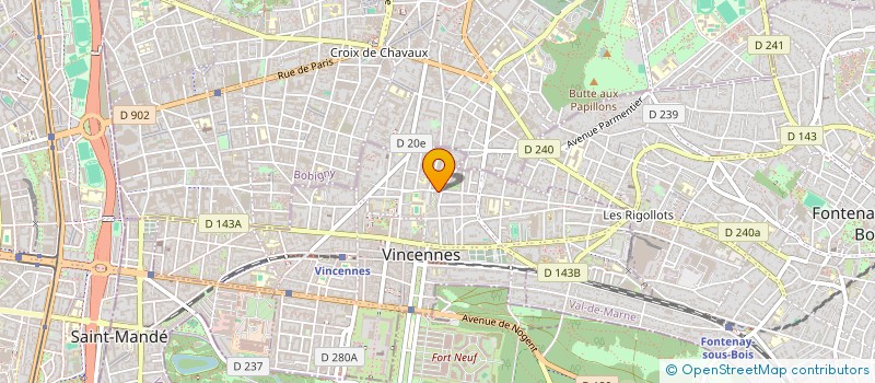 localisation de l'entreprise MADAME COLINE JARLES  VINCENNES