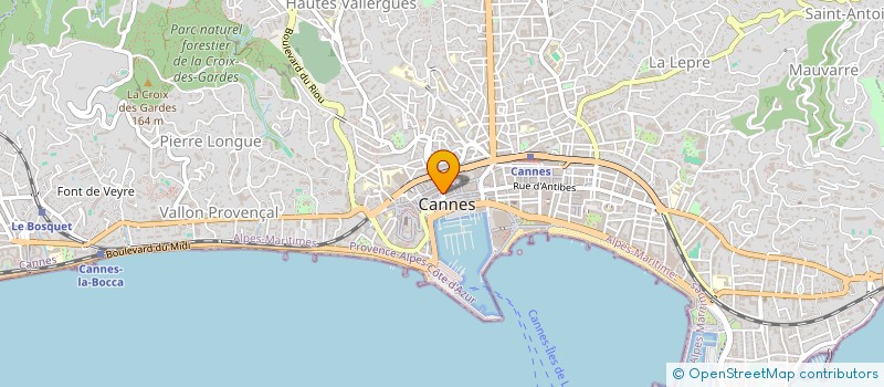localisation de l'entreprise MADAME COLINE JEANNIN à CANNES