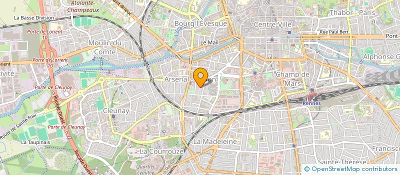 localisation de l'entreprise MADAME COLINE JUBERT à RENNES