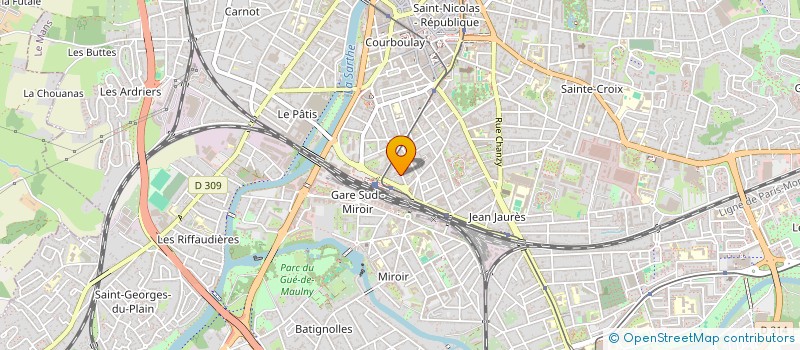 localisation de l'entreprise MADAME COLINE JUGEAU  LE MANS