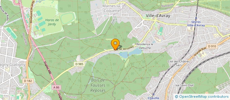 localisation de l'entreprise MADAME COLINE KEREBEL à VILLE-D'AVRAY
