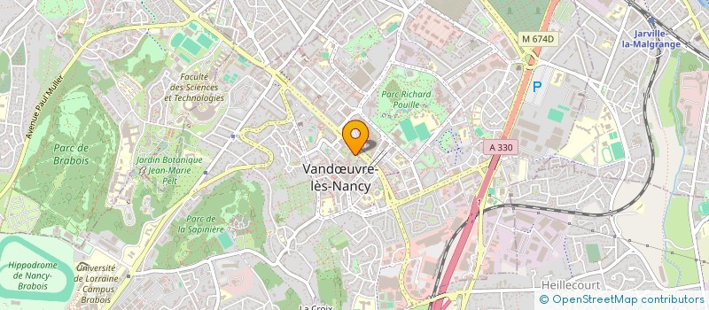 localisation de l'entreprise MADAME COLINE KRAEMER  VANDUVRE-LES-NANCY