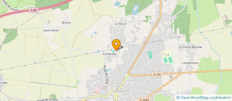 localisation de l'entreprise MADAME COLINE LE RAY  LEZOUX