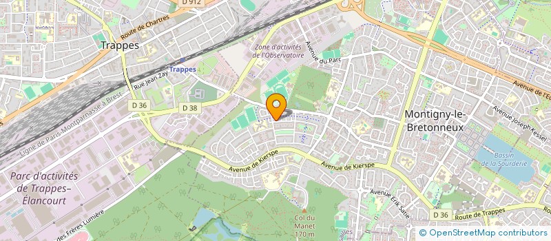 localisation de l'entreprise MADAME COLINE LEA MARILOU PERRIN  MONTIGNY-LE-BRETONNEUX