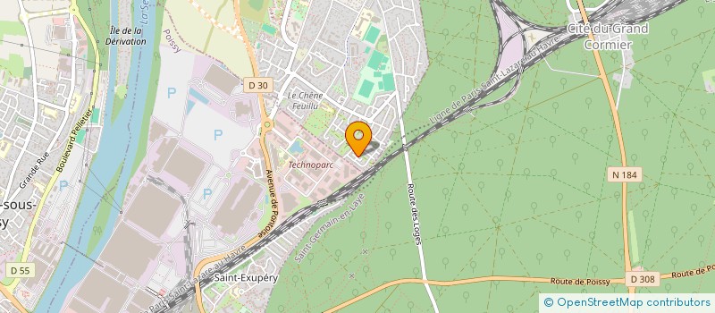 localisation de l'entreprise MADAME COLINE LECLERC-ALEXANDRE  ACHERES