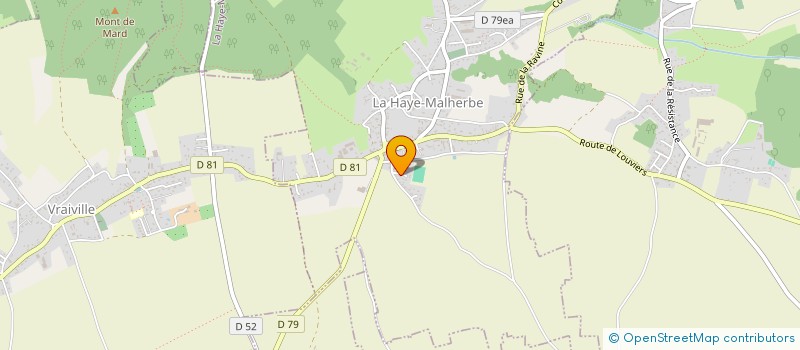 localisation de l'entreprise MADAME COLINE LEFEVRE  HEUDEBOUVILLE