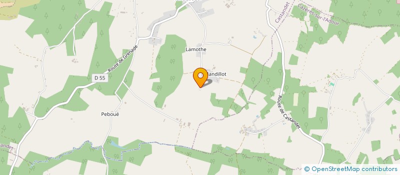 localisation de l'entreprise MADAME COLINE LENNE  CASTANDET