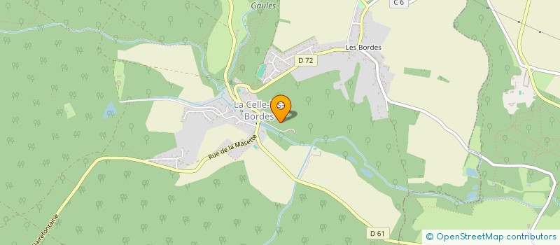 localisation de l'entreprise MADAME COLINE LOU RAMONET BONIS à LA CELLE-LES-BORDES