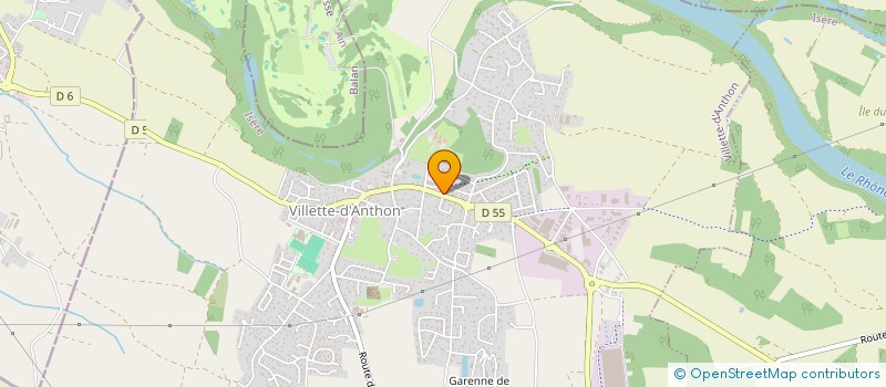 localisation de l'entreprise MADAME COLINE MAGNOLON  VILLETTE-D'ANTHON