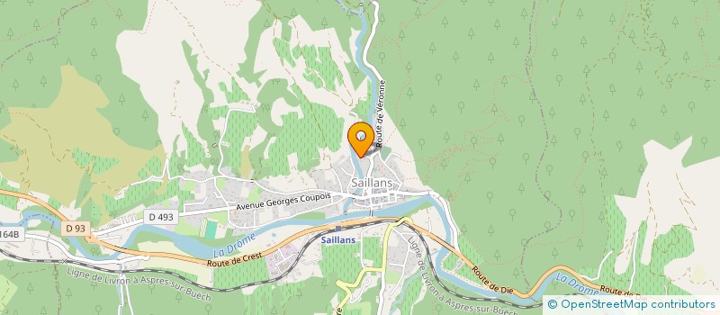 localisation de l'entreprise MADAME COLINE MANCEAU  SAILLANS